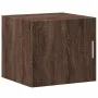 Narrow engineered wood wardrobe in brown oak, 45x42.5x225 cm by , Sideboards - Ref: Foro24-3281300, Price: 167,22 €, Discount: %