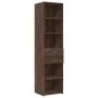 Narrow engineered wood wardrobe in brown oak, 45x42.5x225 cm by , Sideboards - Ref: Foro24-3281300, Price: 167,22 €, Discount: %