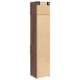 Schmaler Schrank aus braunem Eichenfurnierholz, 45x42,5x225 cm. von , Sideboards - Ref: Foro24-3281300, Preis: 169,85 €, Raba...