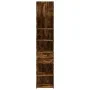 Narrow smoked oak veneer wood cabinet 45x42.5x225 cm by , Sideboards - Ref: Foro24-3281298, Price: 150,49 €, Discount: %