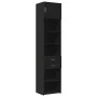 Narrow black engineered wood wardrobe 50x42.5x225 cm by , Sideboards - Ref: Foro24-3281309, Price: 186,19 €, Discount: %