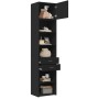 Narrow black engineered wood wardrobe 50x42.5x225 cm by , Sideboards - Ref: Foro24-3281309, Price: 189,29 €, Discount: %