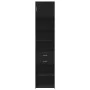 Narrow black engineered wood wardrobe 50x42.5x225 cm by , Sideboards - Ref: Foro24-3281309, Price: 186,19 €, Discount: %