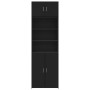 Schwarzer 70x42,5x225 cm großer Schrank aus Holzwerkstoff von , Sideboards - Ref: Foro24-3281316, Preis: 232,43 €, Rabatt: %