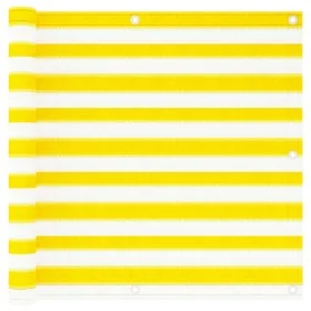 Gelb-weiße HDPE-Balkonmarkise 90x300 cm von vidaXL, Sonnenschirme - Ref: Foro24-310876, Preis: 19,12 €, Rabatt: %