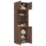 Wooden engineering brown oak wardrobe 70x42.5x225 cm by , Sideboards - Ref: Foro24-3281321, Price: 205,71 €, Discount: %