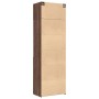 Wooden engineering brown oak wardrobe 70x42.5x225 cm by , Sideboards - Ref: Foro24-3281321, Price: 205,71 €, Discount: %