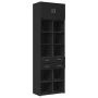 Armario de madera de ingeniería negro 70x42,5x225 cm de , Aparadores - Ref: Foro24-3281337, Precio: 198,28 €, Descuento: %
