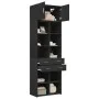 Armario de madera de ingeniería negro 70x42,5x225 cm de , Aparadores - Ref: Foro24-3281337, Precio: 198,28 €, Descuento: %