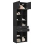 Engineered wood black wardrobe 70x42.5x225 cm by , Sideboards - Ref: Foro24-3281337, Price: 201,80 €, Discount: %