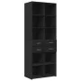 Armario de madera de ingeniería negro 70x42,5x225 cm de , Aparadores - Ref: Foro24-3281337, Precio: 198,28 €, Descuento: %