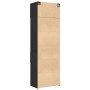 Engineered wood black wardrobe 70x42.5x225 cm by , Sideboards - Ref: Foro24-3281337, Price: 201,80 €, Discount: %