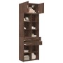 Wooden engineering brown oak wardrobe 70x42.5x225 cm by , Sideboards - Ref: Foro24-3281342, Price: 217,72 €, Discount: %