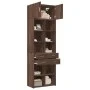 Wooden engineering brown oak wardrobe 70x42.5x225 cm by , Sideboards - Ref: Foro24-3281342, Price: 214,88 €, Discount: %