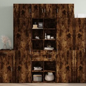 Rauchiger Eichen-Ingenieurholzschrank 70x42,5x225 cm von , Sideboards - Ref: Foro24-3281340, Preis: 210,88 €, Rabatt: %