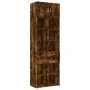 Armario de madera de ingeniería roble ahumado 70x42,5x225 cm de , Aparadores - Ref: Foro24-3281340, Precio: 210,66 €, Descuen...
