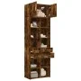 Armario de madera de ingeniería roble ahumado 70x42,5x225 cm de , Aparadores - Ref: Foro24-3281340, Precio: 210,66 €, Descuen...