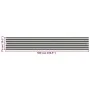 Balcony awning in anthracite gray and white HDPE 75x500 cm by vidaXL, Umbrellas - Ref: Foro24-310850, Price: 12,25 €, Discoun...