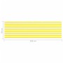 Gelb-weiße HDPE-Balkonmarkise 90x300 cm von vidaXL, Sonnenschirme - Ref: Foro24-310876, Preis: 18,50 €, Rabatt: %
