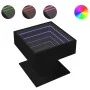 LED light center table in black engineered wood, 50x50x45 cm by , Coffee table - Ref: Foro24-847526, Price: 100,48 €, Discoun...