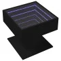 LED light center table in black engineered wood, 50x50x45 cm by , Coffee table - Ref: Foro24-847526, Price: 100,48 €, Discoun...
