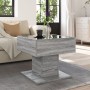 Center table and LED engineered wood in Sonoma gray, 50x50x45 cm by , Coffee table - Ref: Foro24-847530, Price: 90,69 €, Disc...