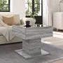 Center table and LED engineered wood in Sonoma gray, 50x50x45 cm by , Coffee table - Ref: Foro24-847530, Price: 89,38 €, Disc...