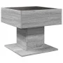 Center table and LED engineered wood in Sonoma gray, 50x50x45 cm by , Coffee table - Ref: Foro24-847530, Price: 89,38 €, Disc...