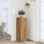 Soportes de planta madera ingeniería roble artisian 33x33x100cm de , Soportes para macetas - Ref: Foro24-852959, Precio: 59,4...