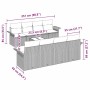 Conjunto de sofá de jardín 9 pcs Negro Poliratán