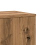 Engineered oak wood plant stands, artisan design, 33x33x100cm by , Pot stands - Ref: Foro24-852959, Price: 55,93 €, Discount: %