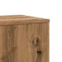 Soportes de planta madera ingeniería roble artisian 33x33x100cm de , Soportes para macetas - Ref: Foro24-852959, Precio: 59,4...