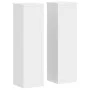 Plant stand 2 units engineered wood white 17x17x60 cm by , Pot stands - Ref: Foro24-852933, Price: 45,51 €, Discount: %
