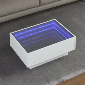 LED-Couchtisch aus weißem Ingenieurholz, 70x50x30 cm. von , Couchtisch - Ref: Foro24-847511, Preis: 108,72 €, Rabatt: %