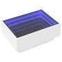 LED-Couchtisch aus weißem Ingenieurholz, 70x50x30 cm. von , Couchtisch - Ref: Foro24-847511, Preis: 108,72 €, Rabatt: %
