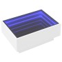 LED-Couchtisch aus weißem Ingenieurholz, 70x50x30 cm. von , Couchtisch - Ref: Foro24-847511, Preis: 110,29 €, Rabatt: %