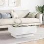 LED-Couchtisch aus weißem Ingenieurholz, 70x50x30 cm. von , Couchtisch - Ref: Foro24-847511, Preis: 108,72 €, Rabatt: %