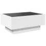 LED-Couchtisch aus weißem Ingenieurholz, 70x50x30 cm. von , Couchtisch - Ref: Foro24-847511, Preis: 108,72 €, Rabatt: %