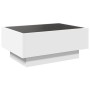 LED-Couchtisch aus weißem Ingenieurholz, 70x50x30 cm. von , Couchtisch - Ref: Foro24-847511, Preis: 110,29 €, Rabatt: %