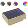 Center table and LED engineered wood Sonoma oak 70x50x30 cm by , Coffee table - Ref: Foro24-847513, Price: 103,64 €, Discount: %