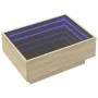 Center table and LED engineered wood Sonoma oak 70x50x30 cm by , Coffee table - Ref: Foro24-847513, Price: 103,64 €, Discount: %