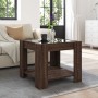 Center table and brown oak engineered wood LED 53x53x45 cm by , Coffee table - Ref: Foro24-847545, Price: 86,76 €, Discount: %