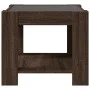 Center table and brown oak engineered wood LED 53x53x45 cm by , Coffee table - Ref: Foro24-847545, Price: 85,53 €, Discount: %