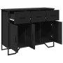 Engineered wood black sideboard 97x32.5x74.5 cm by , Sideboards - Ref: Foro24-848559, Price: 146,34 €, Discount: %