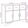 Ingenieurholz-Sideboard schwarz 97x32,5x74,5 cm von , Sideboards - Ref: Foro24-848559, Preis: 146,31 €, Rabatt: %