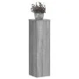 Soportes de plantas 2 uds madera gris Sonoma 17x17x60 cm de , Soportes para macetas - Ref: Foro24-852938, Precio: 39,51 €, De...