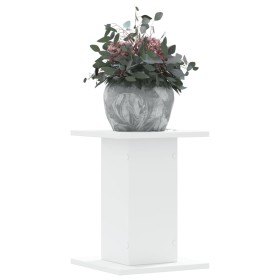 Pflanzenständer 2 Stück aus weißem Ingenieurholz 30x30x40 cm von , Topfständer - Ref: Foro24-3307846, Preis: 39,53 €, Rabatt: %