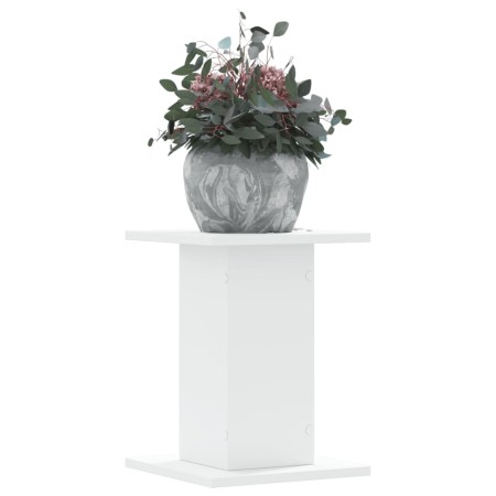 Pflanzenständer 2 Stück aus weißem Ingenieurholz 30x30x40 cm von , Topfständer - Ref: Foro24-3307846, Preis: 39,53 €, Rabatt: %