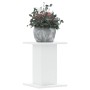 Soportes de plantas 2 uds madera ingeniería blanco 30x30x40 cm de , Soportes para macetas - Ref: Foro24-3307846, Precio: 39,5...
