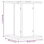 Plant stands 2 units engineered wood white 30x30x40 cm by , Pot stands - Ref: Foro24-3307846, Price: 45,01 €, Discount: %